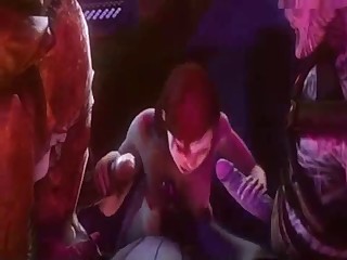 Hardcore fucking for a beast and a total fucking slut